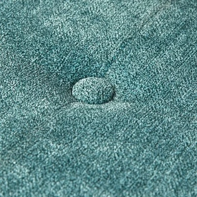 Nettie Mid-Century Modern Upholstered Bench Walnut/Teal - Buylateral - Image 2