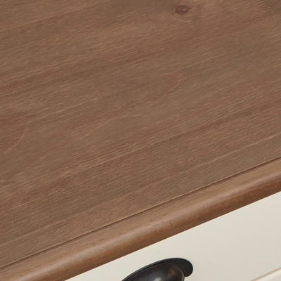 Liza Sofa Table White/Walnut - Buylateral - Image 6