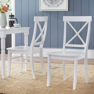 Set Of 2 Albury Cross Back Dining Chairs - Buylateral - Image 8