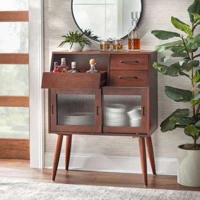 Taymour Mid-Century Buffet Walnut - Buylateral - Image 3