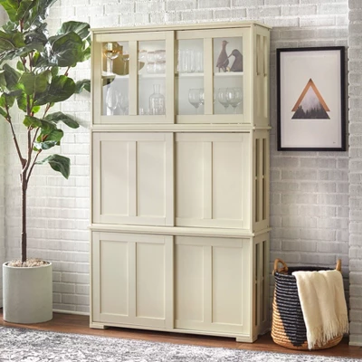 Pacific Stackable Cabinet With Sliding Doors - Buylateral - Image 4
