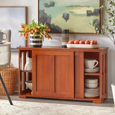 Pacific Stackable Cabinet With Sliding Doors - Buylateral - Image 2