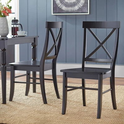 Set Of 2 Albury Cross Back Dining Chairs - Buylateral - Image 4