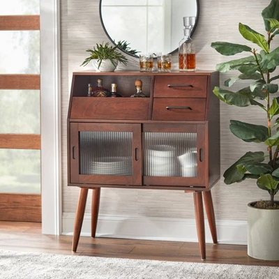 Taymour Mid-Century Buffet Walnut - Buylateral