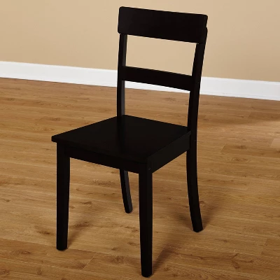 5pc Beverly Dining Set Black - Buylateral - Image 2