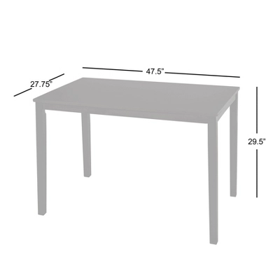 5pc Beverly Dining Set Black - Buylateral - Image 4