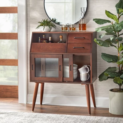 Taymour Mid-Century Buffet Walnut - Buylateral - Image 2