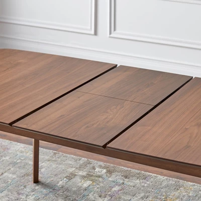 Wave Rectangular Butterfly Dining Table Walnut - Buylateral - Image 4