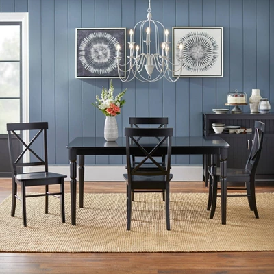Set Of 2 Albury Cross Back Dining Chairs - Buylateral