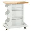 Hampton Kitchen Cart White - Buylateral