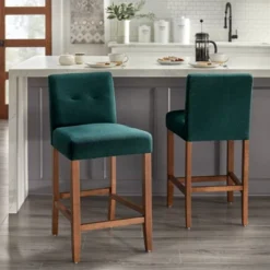 24" Set Of 2 Crawford Counter Height Barstools - Buylateral