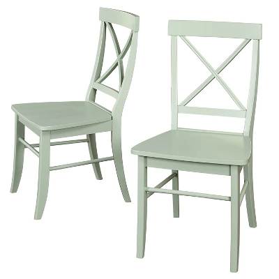 Set Of 2 Albury Cross Back Dining Chairs - Buylateral - Image 7