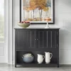 Hanover Buffet With Shelf Black - Buylateral