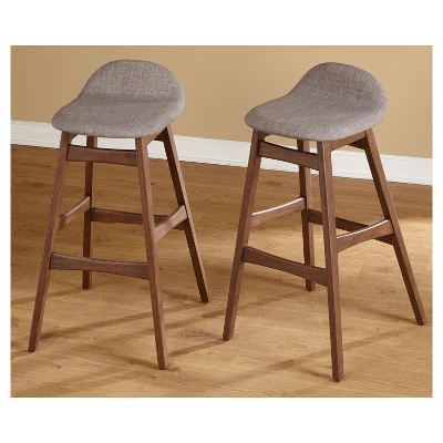 Set Of 2 30" Mid-Century Modern Barstools - Buylateral - Image 3